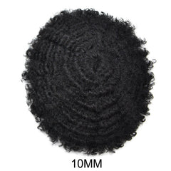 Afro Curly Toupee /Full Lace Based - Goodluck Wig