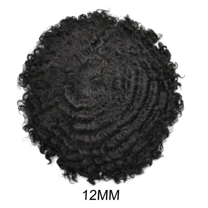 Afro Curly Toupee /Full Lace Based - Goodluck Wig